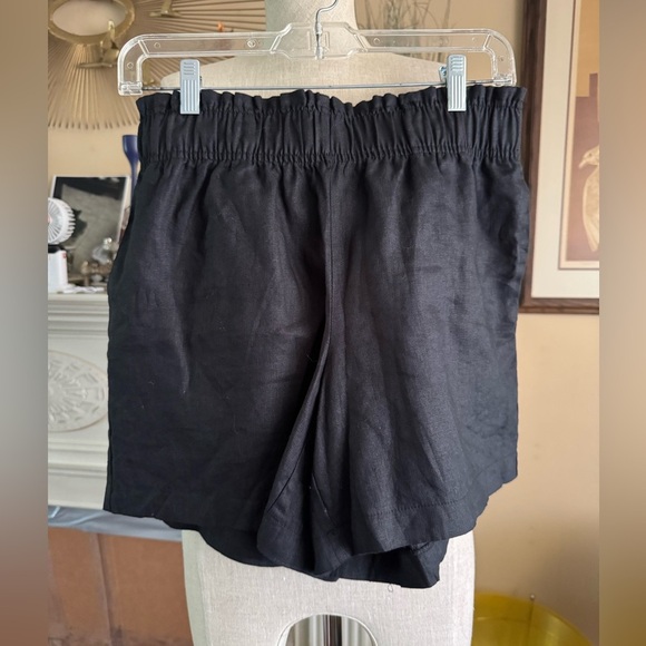 Quince 100% European Linen High Waisted Shorts size S - Picture 9 of 14